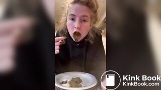 bored girl chews shit stg.2