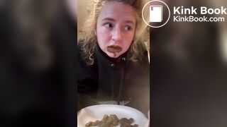 bored girl chews shit stg.2