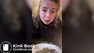 bored girl chews shit stg.2