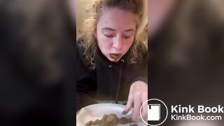 bored girl chews shit stg.2