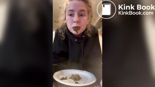 bored girl chews shit stg.2