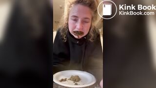 bored girl chews shit stg.2