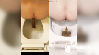 Mom and aunt spy in the bathroom