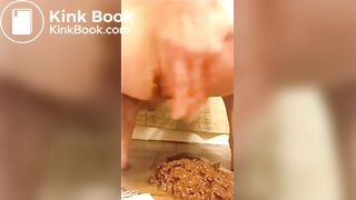 naughty milf unloads a gooey shit load into her panties