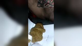 This indian girl wants you to eat her load of shit.