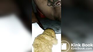 This indian girl wants you to eat her load of shit.