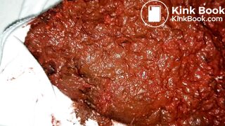 Lego figure white panty poop