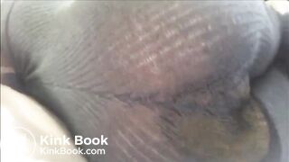 Knitted body suit poop