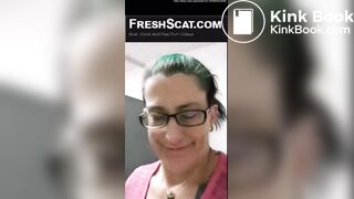 Tattooed and pierced public shit