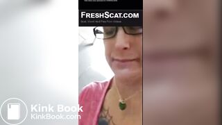 Tattooed and pierced public shit