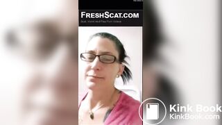 Tattooed and pierced public shit