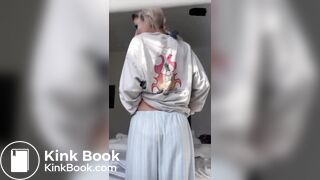 Teen blonde pantie shit