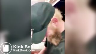 Hot woman shits in public!