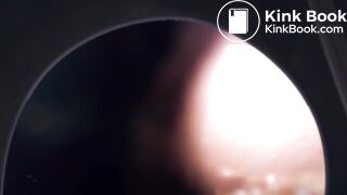 Girl poops soft shit on your face afther suppository