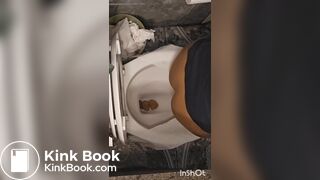 Ebony girl shitting at friends house - video 2