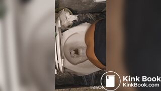 Ebony girl shitting at friends house - video 2