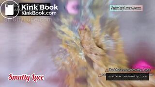 African scat Queen SHIT on guys DICK & and Dildo