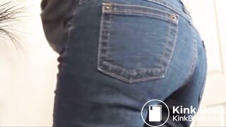 Desperate girl sharts herself