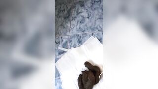 sexy teen with phat ass drops the best piles of shit #2