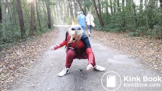 Pee And Poop As People Walk By