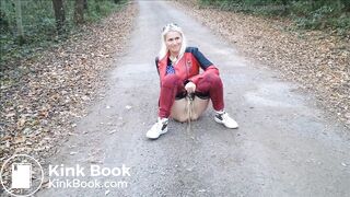 Pee And Poop As People Walk By