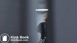 Woman shitting on the toilet - video 2