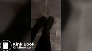 Women playing with overknee boots and shit