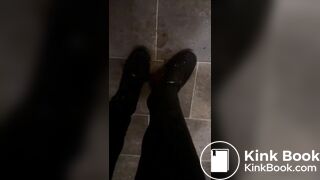 Women playing with overknee boots and shit