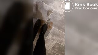 Women playing with overknee boots and shit