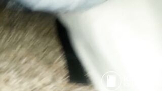 Petite girl diaper poo..