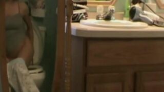 Girl pooping on toilet compilation - video 5