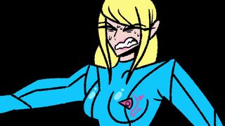 Samus Pooping inside her suit