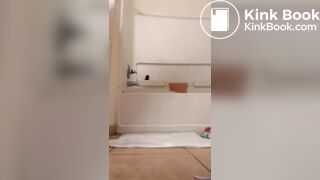 Shit smearing Young girl