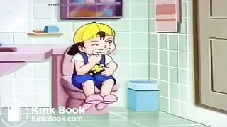 A Girl Has to Shit While Her Brother is on the Can