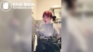 TT girl on the toilet