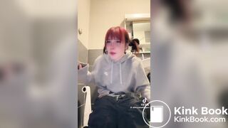 TT girl on the toilet