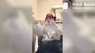TT girl on the toilet