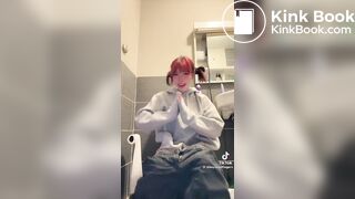 TT girl on the toilet