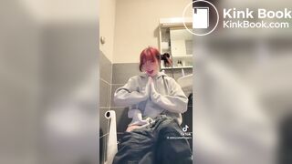 TT girl on the toilet