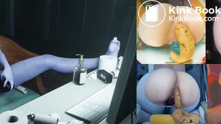 Widowmaker Goons To Scat Porn! - Edit