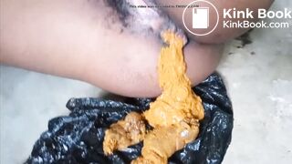 Hairy Ebony Poo And Pee