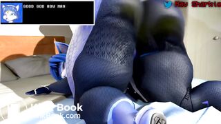 Star Fox Female and Krystal Hyperscat