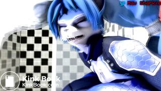 Star Fox Female and Krystal Hyperscat