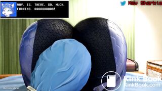 Star Fox Female and Krystal Hyperscat