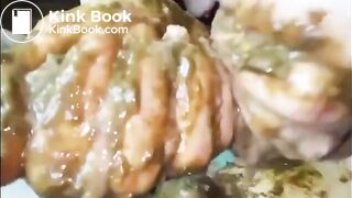 Scat fuck and blowjob