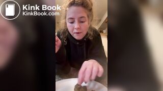 bored girl chews shit stg.1