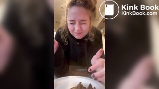 bored girl chews shit stg.1