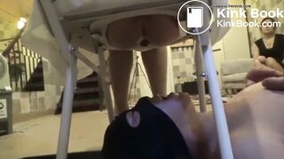 Mean Chinese Mistress and her Toilet Slave