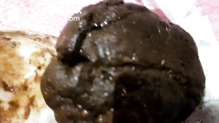 Poop in thin white panties - video 2