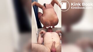 Goddess scat shit in subs mouth